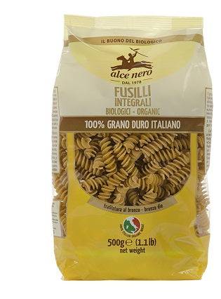 ALCE NERO Fusilli Integrali Bio 500g - Lovesano