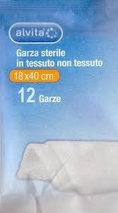 ALVITA GARZA STER 18X40CM 12PZ - Lovesano