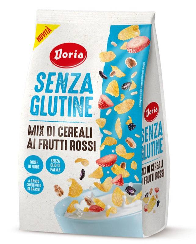 DORIA Mix Cereali ai Frutti Rossi 275g - Lovesano