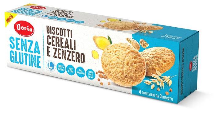 DORIA Biscotti Cereali e Zenzero 150g - Lovesano