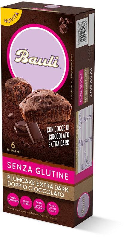 BAULI Plumcake S/G Dark 6x35g - Lovesano