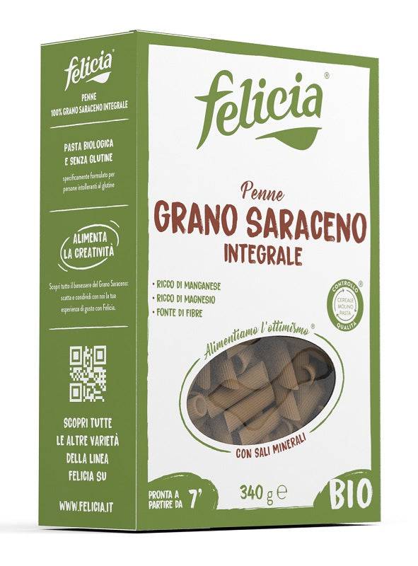 FELICIA BIO Pasta Grano Saraceno Penne Rigate 340g - Lovesano