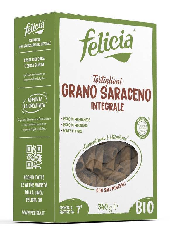 FELICIA BIO Pasta Grano Saraceno Tortiglioni 340g - Lovesano