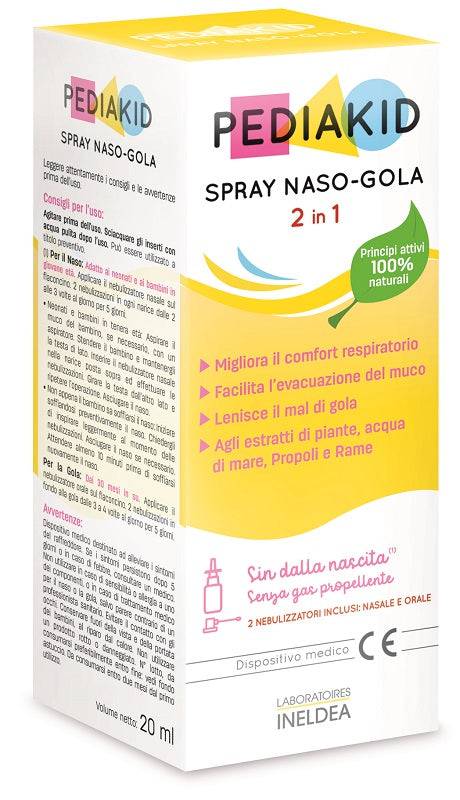 PEDIAKID Naso Gola Spray 20ml - Lovesano