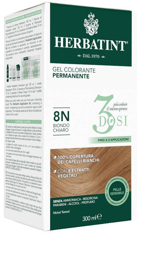 HERBATINT 3DOSI 8N 300ML - Lovesano