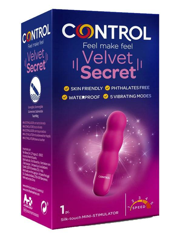 CONTROL VELVET SECRET CON PILA - Lovesano