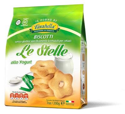 FARABELLA Biscotti Le Stelle allo Yogurt 200g - Lovesano 