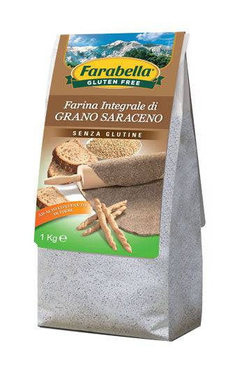 FARABELLA Farina Integrale di Grano Saraceno 1Kg - Lovesano
