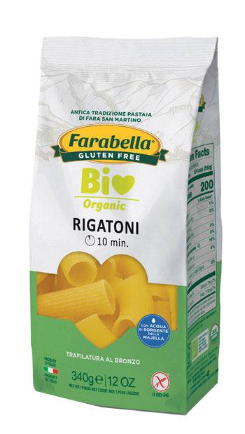 FARABELLA BIO Pasta Rigatoni 340g - Lovesano