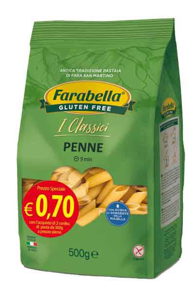 FARABELLA Pasta Penne Rigate 500g Promo - Lovesano