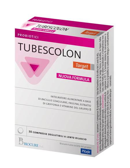 TUBESCOLON TARGET 30CPR NF - Lovesano