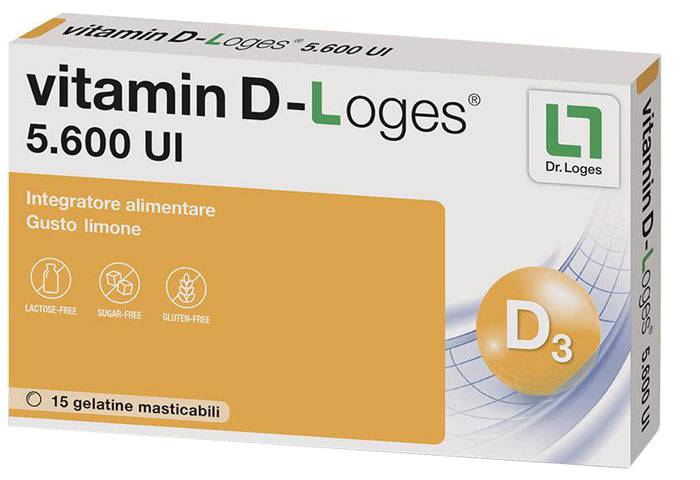 VITAMIN D-LOGES 15GEL-TABS - Lovesano