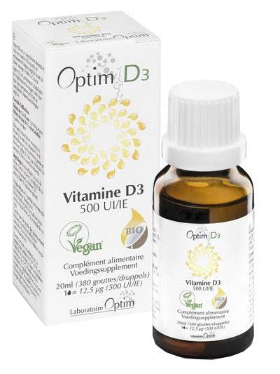 OPTIM D3 Vitamine Veg.500UI - Lovesano