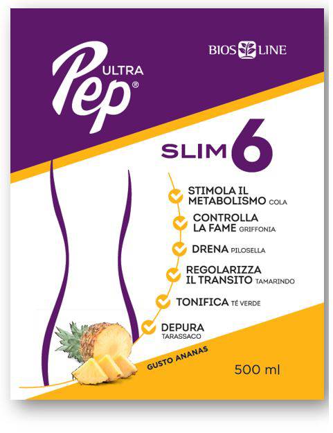 ULTRA PEP SLIM 6 ANANAS 500ML - Lovesano