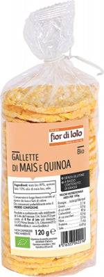 GALLETTE MAIS E QUINOA 120G - Lovesano