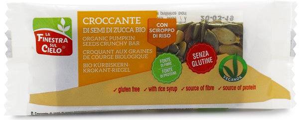 FINESTRA SUL CIELO Barrrtta Croccante Semi Zucca 25g - Lovesano