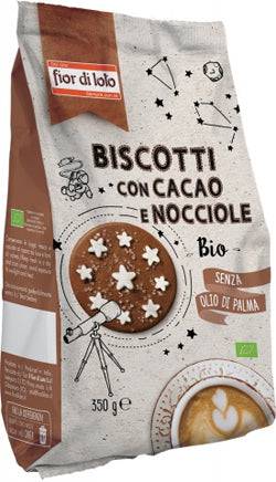 FIOR DI LOTO Biscotti Cacao/Nocciola 350g - Lovesano