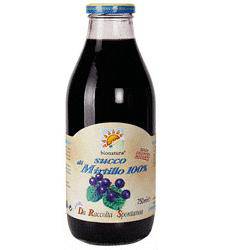 SUCCO PURO MIRTILLI SELV 500ML - Lovesano