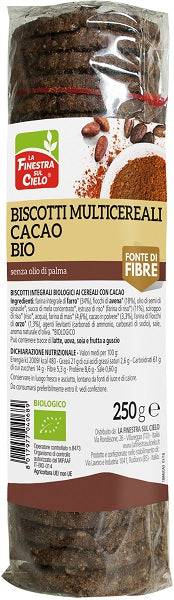 BISCOTTI MULTICER CACAO 250G - Lovesano