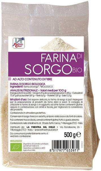 FARINA SORGO ITA BIO 500G - Lovesano