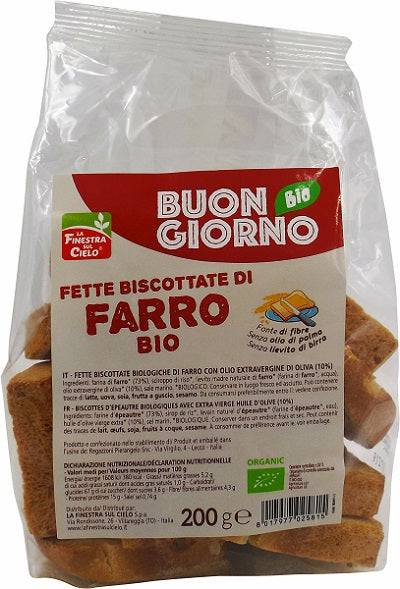 FETTE BISCOTTATE FARRO SL BIO - Lovesano