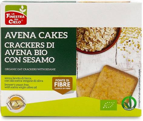 FINESTRA SUL CIELO Crackers Avena Sesamo 250g - Lovesano