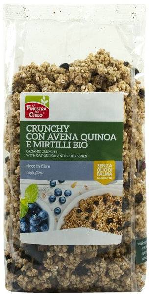 FINESTRA SUL CIELO Crunchy C/Avena Quinoa Mirtilli - Lovesano