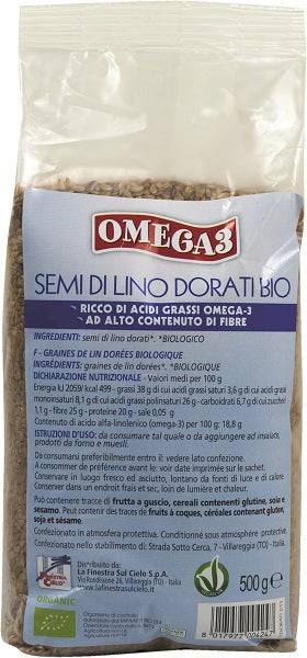 FINESTRA SUL CIELO Semi Lino Dorati 500g - Lovesano