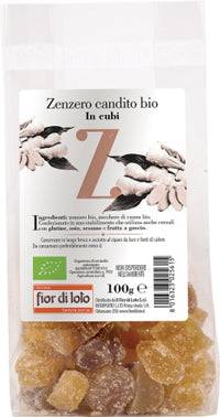ZENZERO CANDITO CUBI BIO 100G - Lovesano