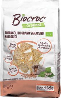 BIOCROC Triangoli di grano Saraceno 40g - Lovesano