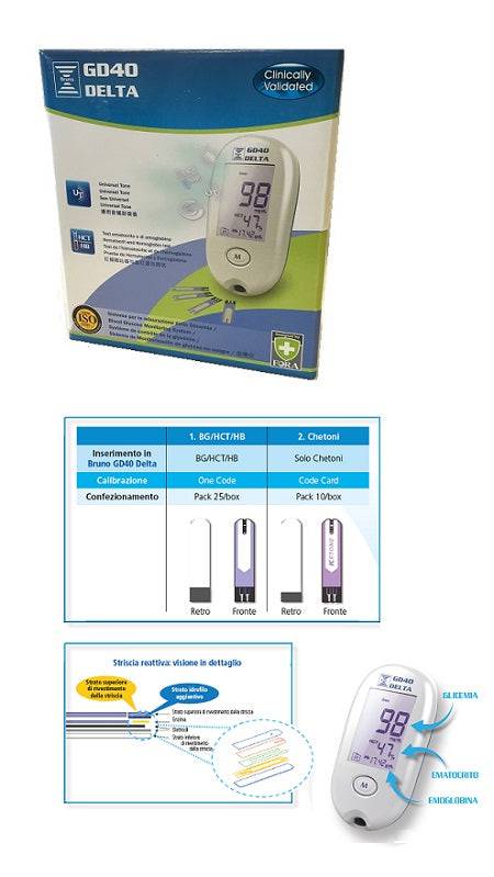 BRUNO GD40 GLUCOMETRO STRUMENTO - Lovesano