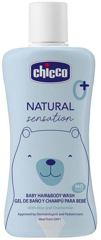 CHICCO NATURAL SENS. BagnoShampoo 200ml - Lovesano