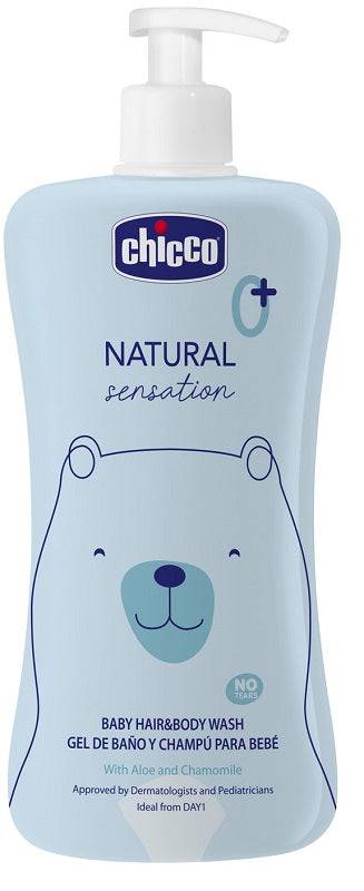 CHICCO NATURAL SENS. BagnoShampoo 500ml - Lovesano