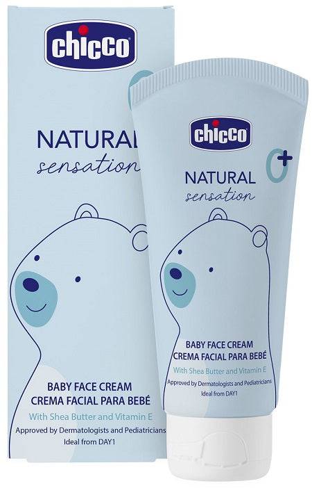 CHICCO NATURAL SENS. Crema Viso 50ml - Lovesano