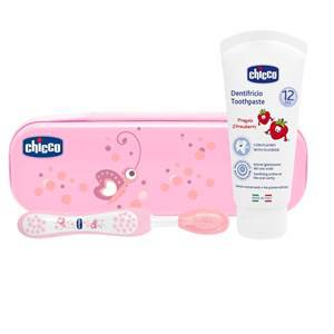 CHICCO Set Dentale Rosa 12m+ - Lovesano