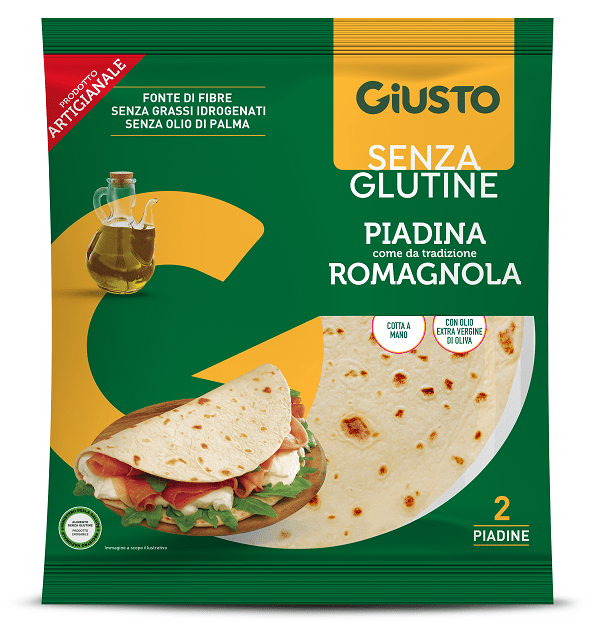 GIUSTO S/G PIADINA 220G - Lovesano