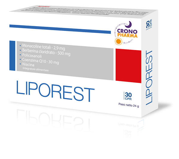 LIPOREST 30CPR - Lovesano