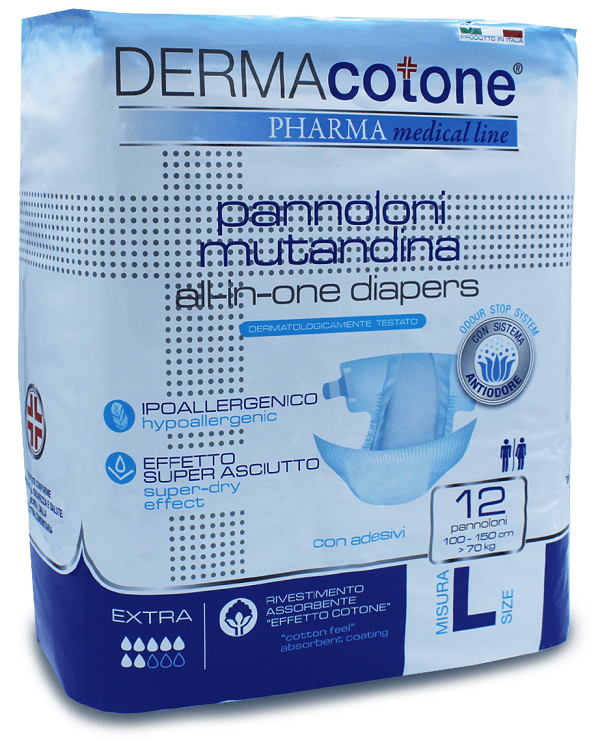 DERMACOTONE Pann.Mut.L 12pz - Lovesano