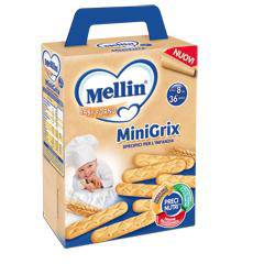 MELLIN SNACK MINIGRIX 180G - Lovesano