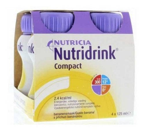 NUTRIDRINK COMPACT BAN 4X125ML - Lovesano