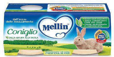 MELLIN OMOG CONIGLIO 2X80G - Lovesano