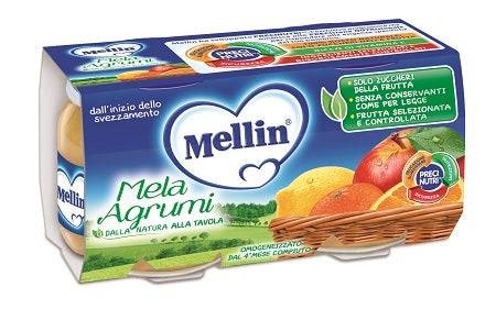 MELLIN OMOG MELA AGRUMI 2X100G - Lovesano