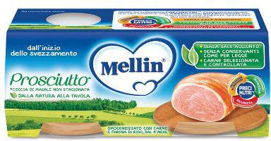 MELLIN OMOG PROSCIUTTO 2X120G - Lovesano
