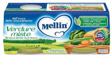 MELLIN OMOG VERDURE 2X80G - Lovesano