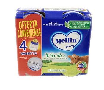 MELLIN OMOG VITELLO 4X80G - Lovesano