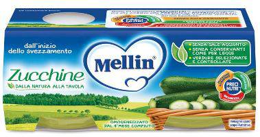 MELLIN OMOG ZUCCHINE 2X80G - Lovesano