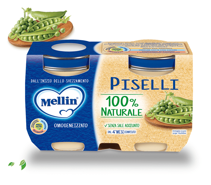 OMOGENEIZZATO PISELLI 2X125G - Lovesano