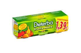 DIETERBA Omog.Frutta Mista 3x80g - Lovesano