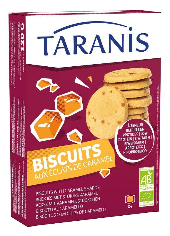 TARANIS BISCOTTI CARAMELLO120G - Lovesano