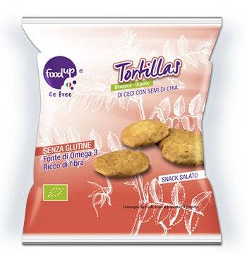 FOODUP Tortillas di Ceci con Semi di Chia 35G - Lovesano